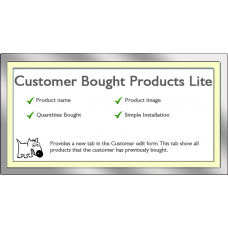 Customer Bought Products Lite